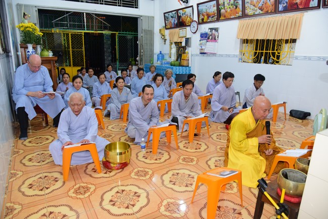 Repentant Ceremony at Minh Chat  ashram in Can Tho